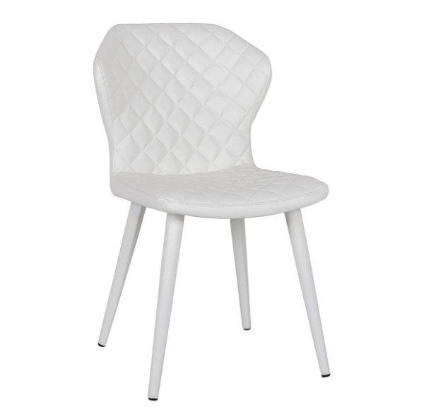 Стул Nicolas VALENCIA Белый экокожа-0