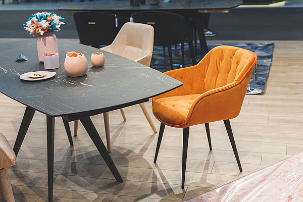 Кресло Nicolas VIENA Оранжевый-6