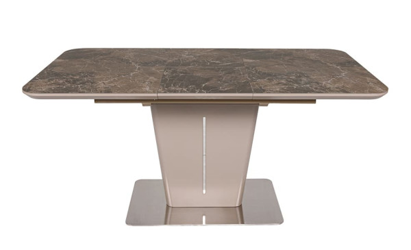 Розкладний обідній стіл Nicolas ALABAMA Коричневий кераміка-3