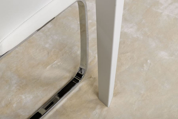 Раскладной обеденный стол Nicolas ALTA Белый керамика-10