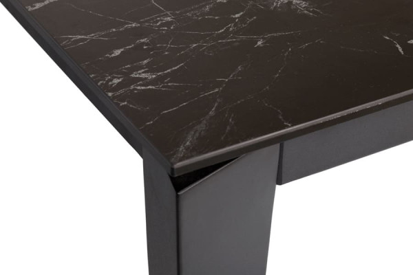 Раскладной обеденный стол Nicolas ALTA Черный керамика-4