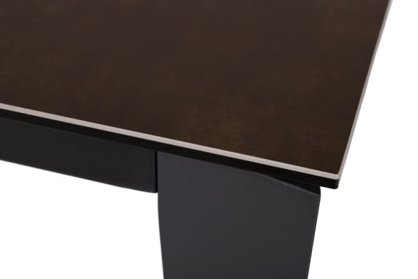 Раскладной обеденный стол Nicolas ALTA Коричневый керамика-11