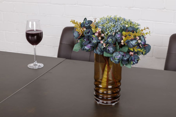 Раскладной обеденный стол Nicolas ALTA Коричневый керамика-2