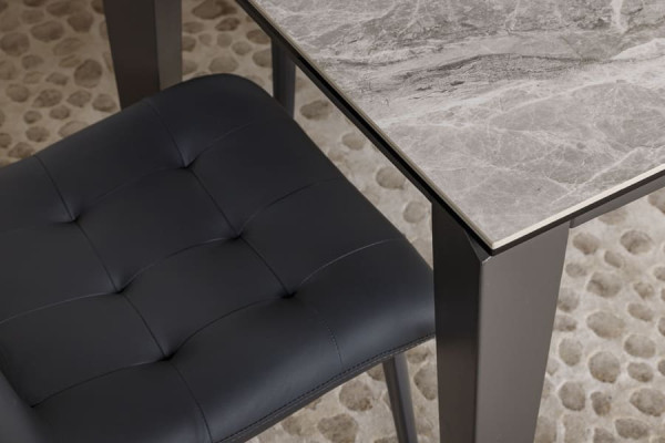 Розкладний обідній стіл Nicolas ALTA Сірий глянець кераміка-13