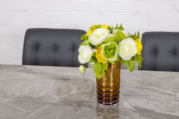 Розкладний обідній стіл Nicolas ALTA Сірий глянець кераміка-16