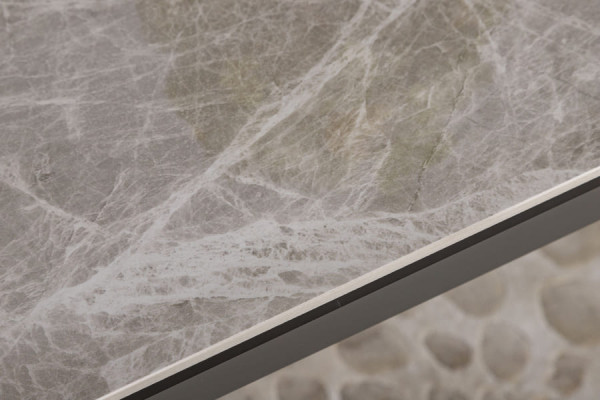 Розкладний обідній стіл Nicolas ALTA Сірий глянець кераміка-17