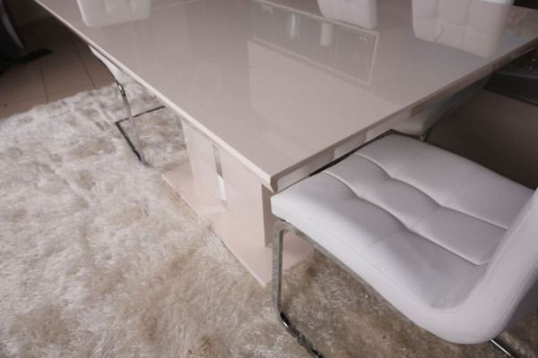 Раскладной обеденный стол Nicolas AMSTERDAM 140 Слоновая кость-6