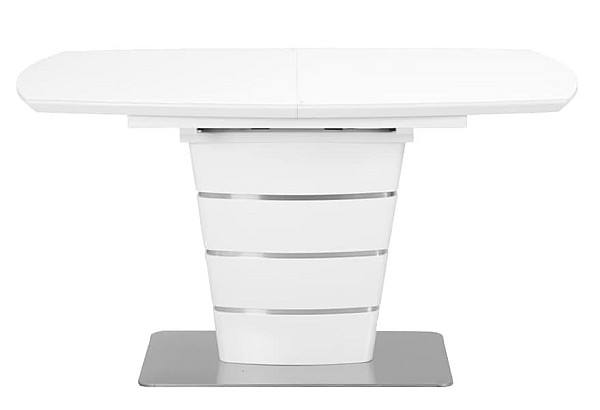 Розкладний обідній стіл Nicolas ATLANTA 120 Білий-2