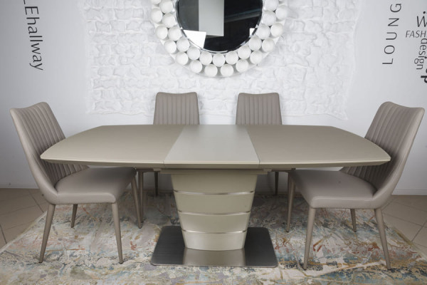 Розкладний обідній стіл Nicolas ATLANTA 140 Мокко-3