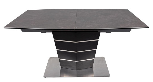 Розкладний обідній стіл Nicolas BALTIMORE Коричневий кераміка-0