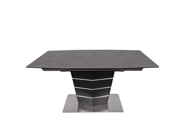 Розкладний обідній стіл Nicolas BALTIMORE Коричневий кераміка-1