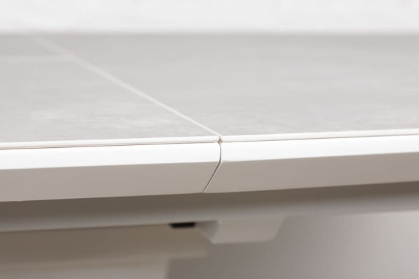 Раскладной обеденный стол Nicolas BALTIMORE Серо-белый керамика-6