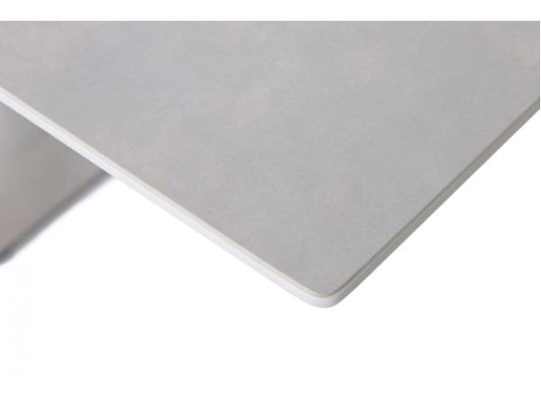 Раскладной обеденный стол Nicolas BALTIMORE Серо-белый керамика-13