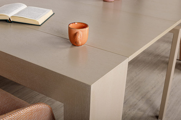 Раскладной обеденный стол Nicolas MANCHESTER Капучино-9