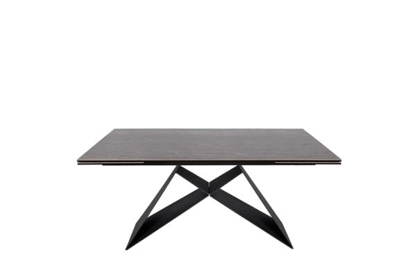 Розкладний обідній стіл Nicolas ALMA 160 Мідний кераміка-1