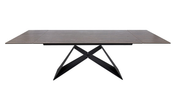 Розкладний обідній стіл Nicolas ALMA 160 Мідний кераміка-2