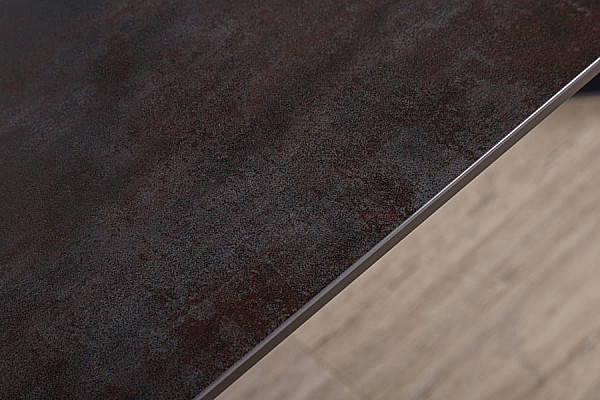 Раскладной обеденный стол Nicolas ALMA 160 Коричневый керамика-7