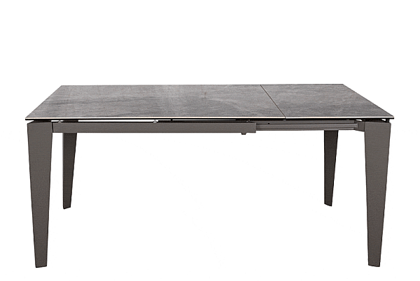 Раскладной обеденный стол Nicolas ALTA Темно-серый глянец керамика-12