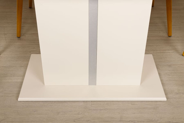 Раскладной обеденный стол Nicolas AMSTERDAM 120 Слоновая кость-11