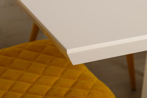 Раскладной обеденный стол Nicolas AMSTERDAM 120 Слоновая кость-6