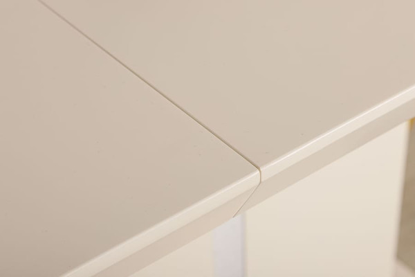 Раскладной обеденный стол Nicolas AMSTERDAM 120 Слоновая кость-8