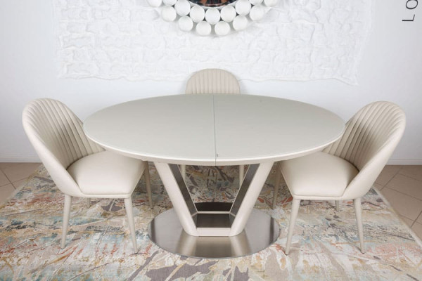 Розкладний обідній стіл Nicolas DENVER Капучіно-6