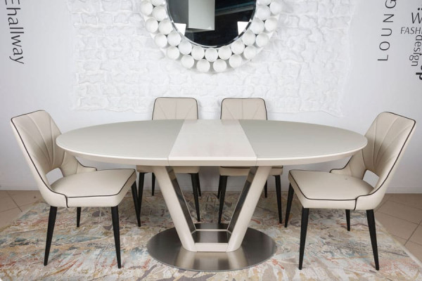 Розкладний обідній стіл Nicolas DENVER Капучіно-13