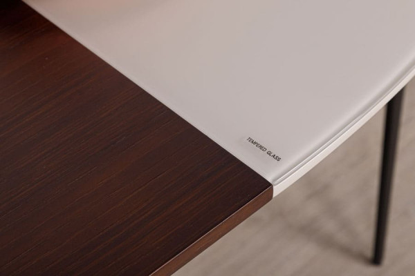 Раскладной обеденный стол Nicolas DENVER Крем-венге-8