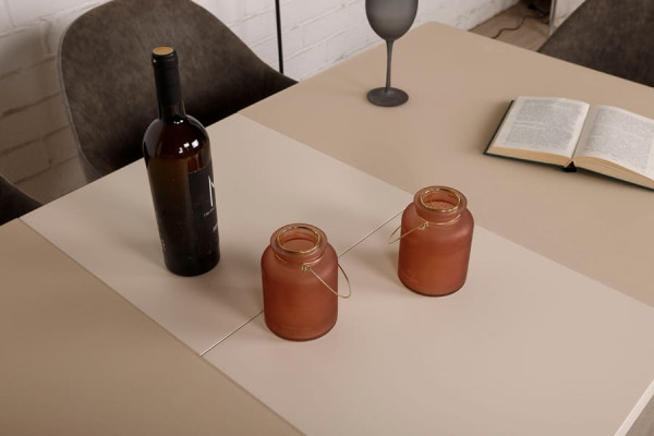 Розкладний обідній стіл Nicolas MANHATTAN 140 Капучіно-7