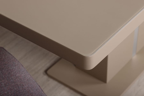 Розкладний обідній стіл Nicolas MANHATTAN 120 Мокко матовий-3