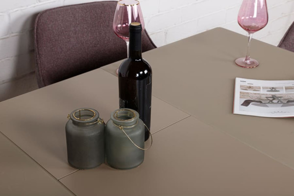 Розкладний обідній стіл Nicolas MANHATTAN 120 Мокко матовий-4