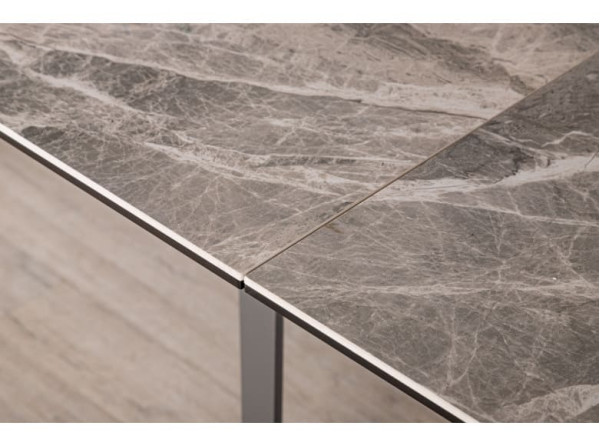 Розкладний обідній стіл Nicolas MOSS Темно-сірий глянець кераміка-9