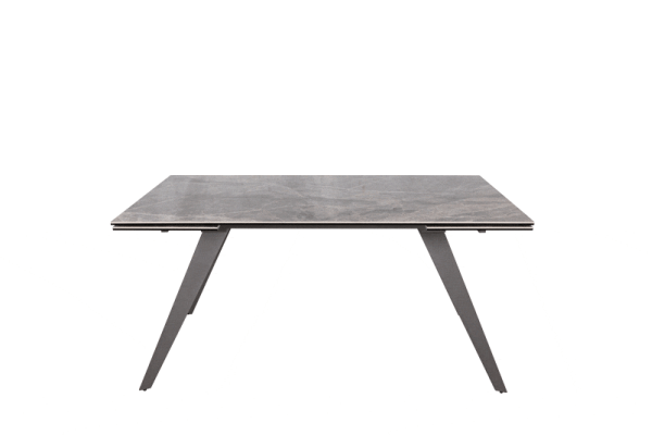 Розкладний обідній стіл Nicolas MOSS Темно-сірий глянець кераміка-1