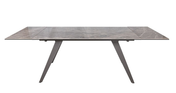 Розкладний обідній стіл Nicolas MOSS Темно-сірий глянець кераміка-2