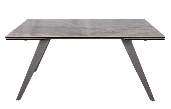 Розкладний обідній стіл Nicolas MOSS Темно-сірий глянець кераміка-0