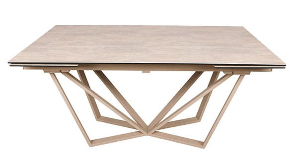 Раскладной обеденный стол Nicolas NOTTINGHAM Бежевый керамика-0