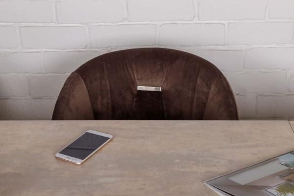 Раскладной обеденный стол Nicolas NOTTINGHAM Бежевый керамика-5