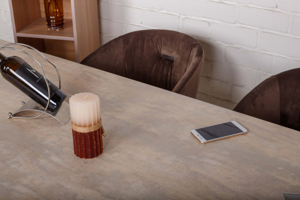 Раскладной обеденный стол Nicolas NOTTINGHAM Бежевый керамика-8