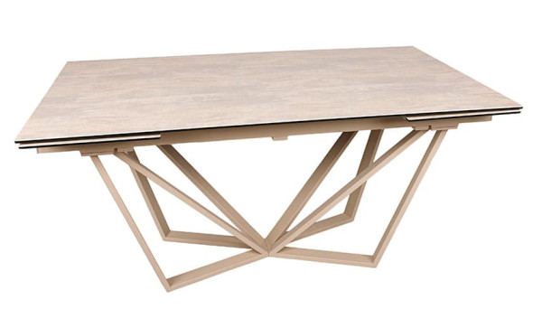 Раскладной обеденный стол Nicolas NOTTINGHAM Бежевый керамика-4