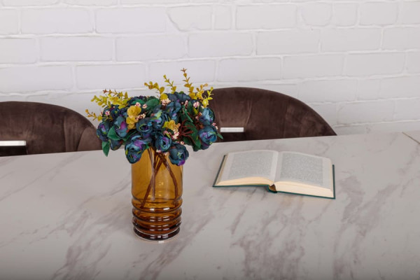 Раскладной обеденный стол Nicolas NOTTINGHAM Белый керамика-6