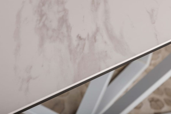 Раскладной обеденный стол Nicolas NOTTINGHAM Белый керамика-7