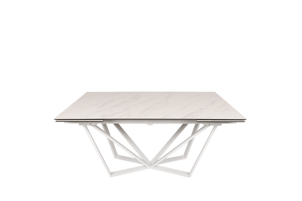 Раскладной обеденный стол Nicolas NOTTINGHAM Белый керамика-1