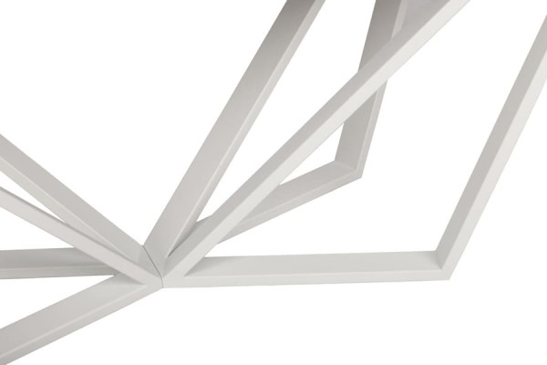 Раскладной обеденный стол Nicolas NOTTINGHAM Белый керамика-15