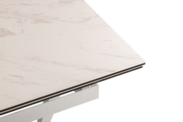 Раскладной обеденный стол Nicolas NOTTINGHAM Белый керамика-10