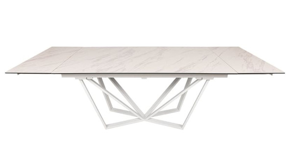 Раскладной обеденный стол Nicolas NOTTINGHAM Белый керамика-3