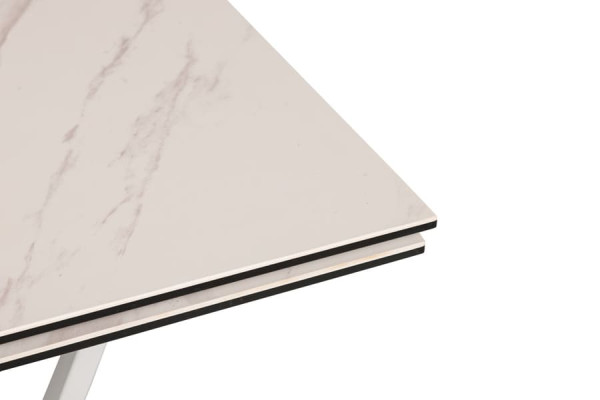 Раскладной обеденный стол Nicolas NOTTINGHAM Белый керамика-17