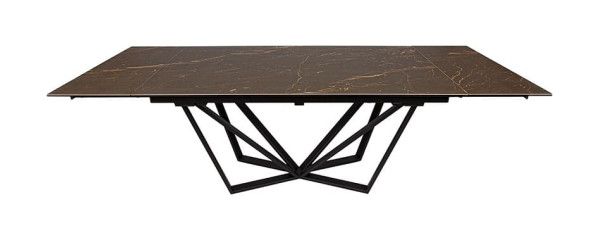 Розкладний обідній стіл Nicolas NOTTINGHAM Чорний кераміка-2