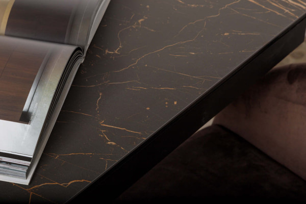 Розкладний обідній стіл Nicolas NOTTINGHAM Чорний кераміка-11