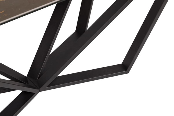 Розкладний обідній стіл Nicolas NOTTINGHAM Чорний кераміка-17