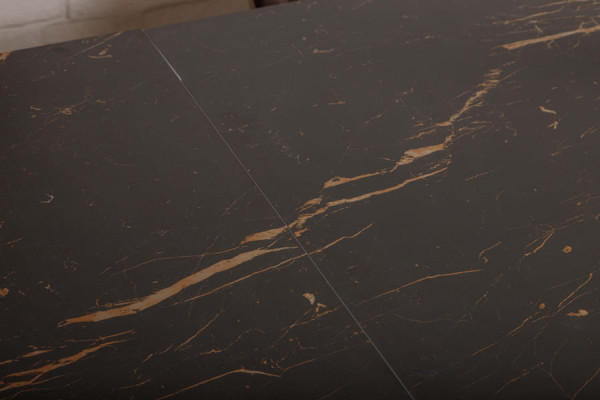 Розкладний обідній стіл Nicolas NOTTINGHAM Чорний кераміка-15